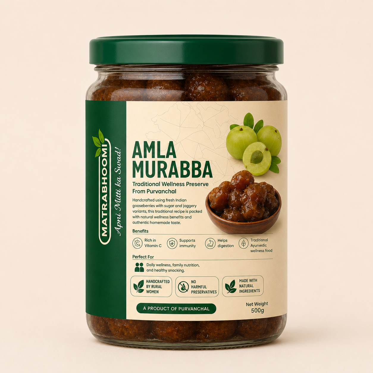 Matrabhoomi Amla Murabba – Traditional Immunity Booster Preserve