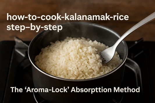 How to Cook Kalanamak Rice: The "Aroma-Lock" Technique