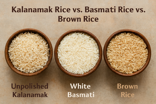 Kalanamak vs. Basmati vs. Brown Rice: The Ultimate Health Comparison