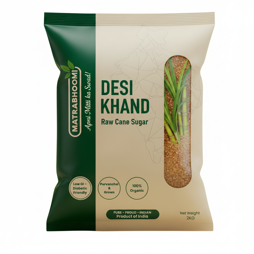 Desi Khand Packaging - White Background